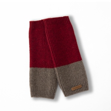 新款百搭女士双股加厚保暖时尚潮流半指手套，手套，窄众羊绒