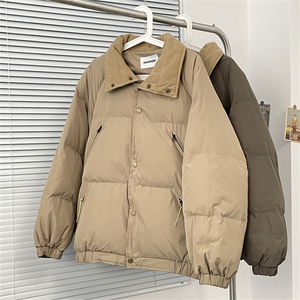 加绒加厚冬款男棉衣工装拉链口袋面包服保暖棉袄外套MY16 P85图片