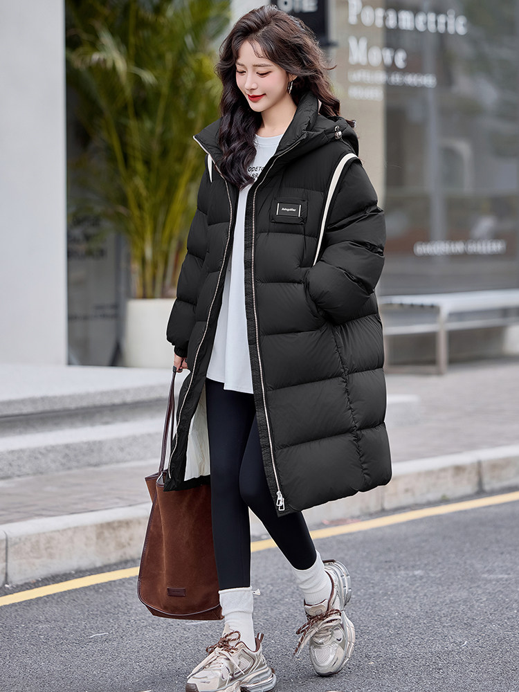 现货主推2024年冬季90白鸭绒羽绒服外套,女装羽绒服,曼娅璐