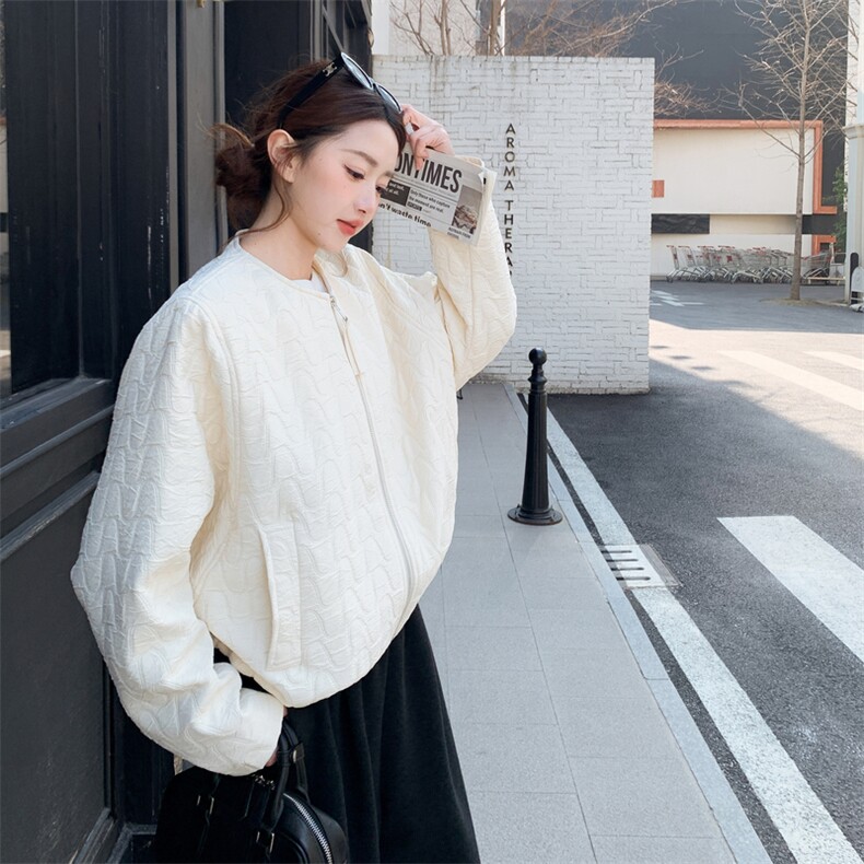 有货春新款肌理感简约小外套2c198-6825-P155K248,女装短外套,2C198