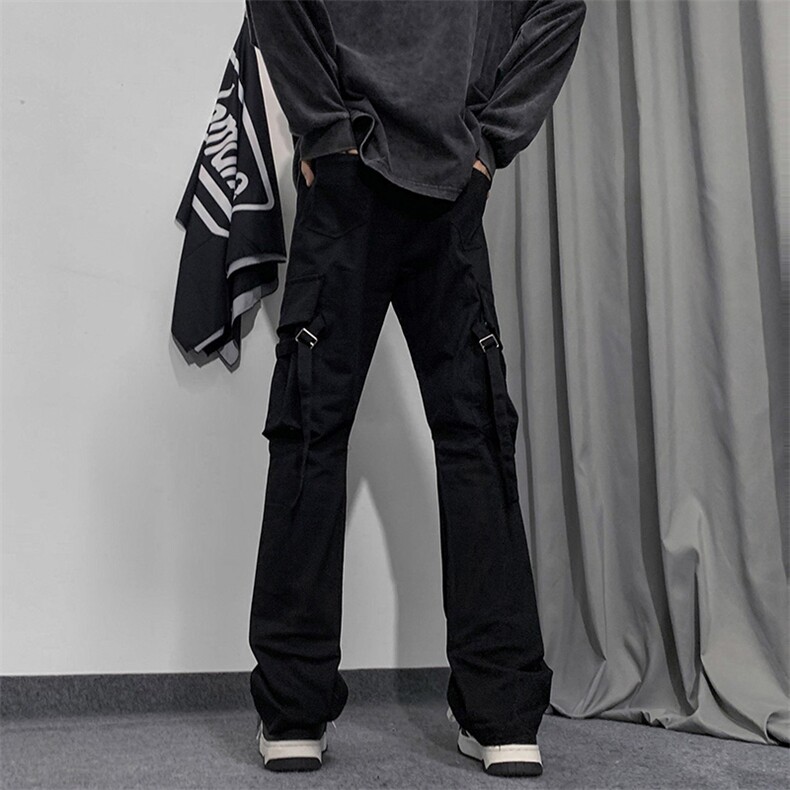 B2212023秋冬美式ins高街小众弹力工装裤子LK22055-P65控78,男装休闲裤,电商B221