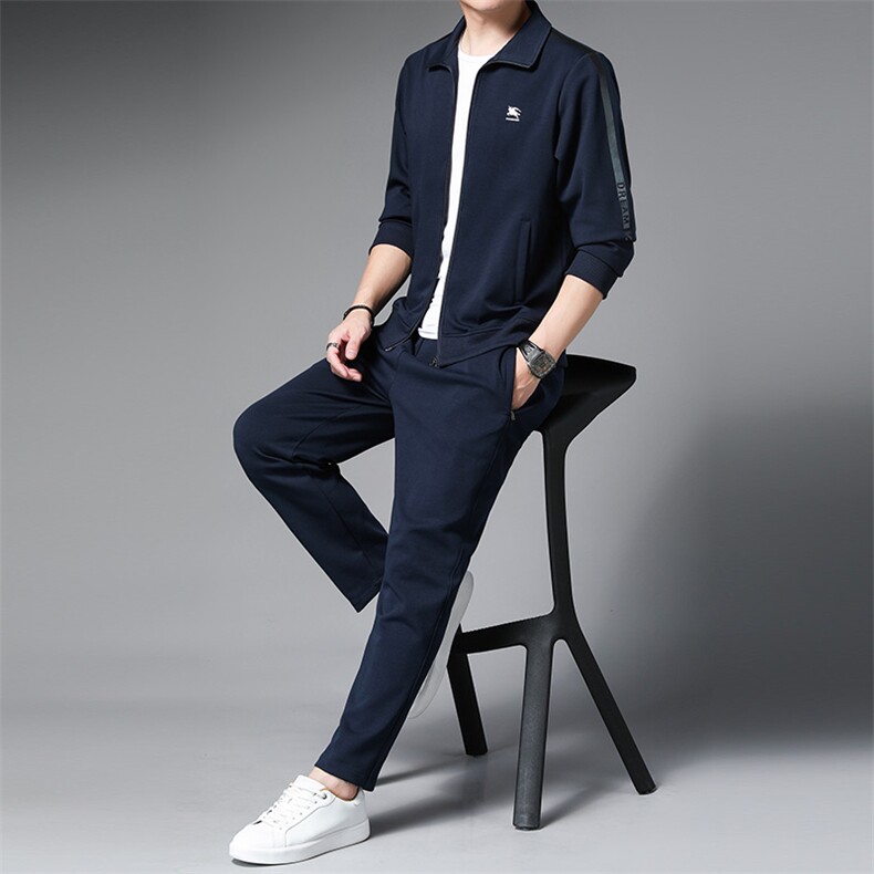 AL2803钱塘2020-3中青年男士春秋款新款休闲简约套装主推款P150,男装休闲套装,钱塘207-3