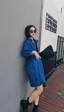 2021春季新款休闲风衣，女装风衣，芷箐伊苑