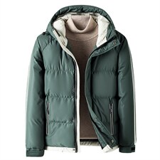 冬季潮流男新款保暖纯色连帽外套棉衣休闲棉服面包服ZG2821-P110,男装棉衣,电商B212（原钱塘6029）