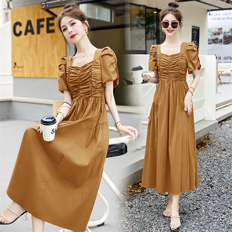 2023年夏季新款韩版时尚气质连衣裙,女装连衣裙,依如秀(原杭风阁)