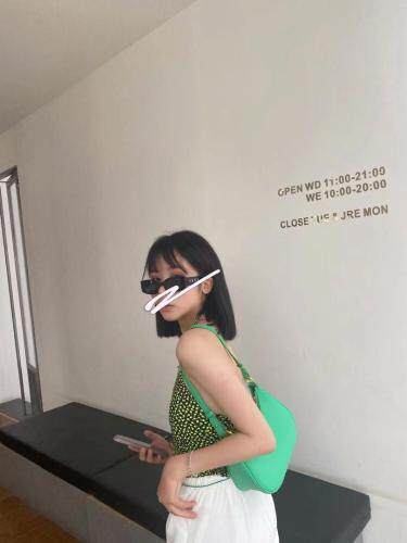 高级绿吊带穿搭系列，女装背心吊带，ZIA