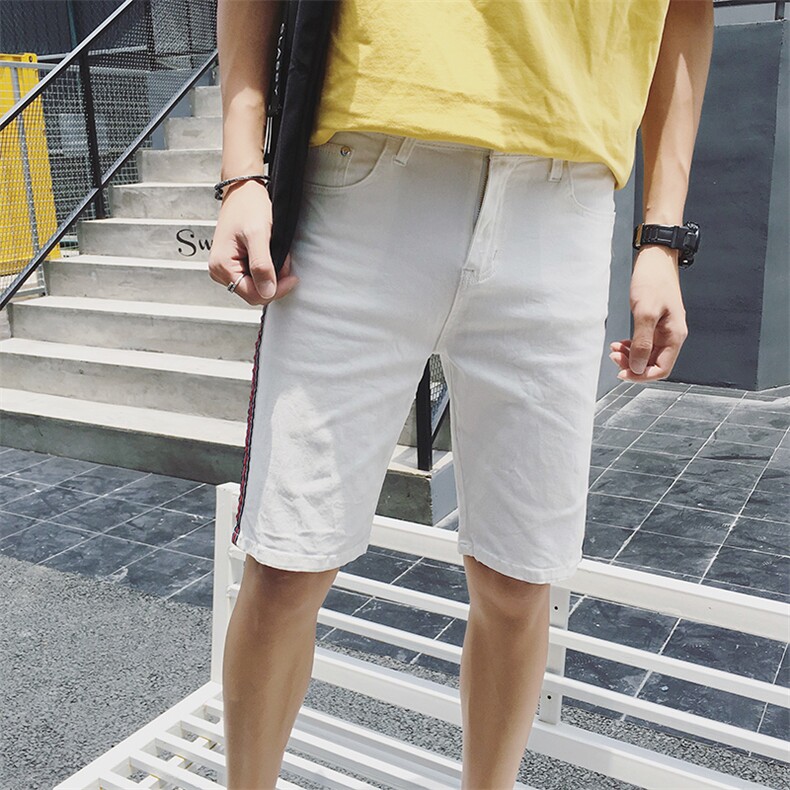 K583-P352024夏季风潮流牛仔裤休闲破洞五分裤,男装牛仔裤,星座103A