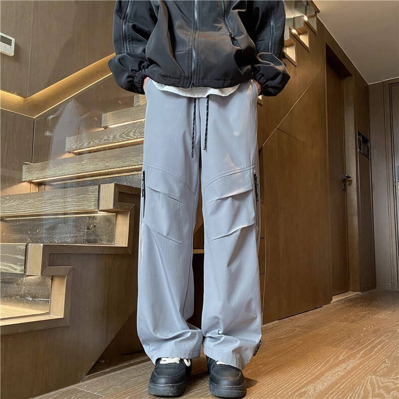 2025秋季新款机能潮流防水双褶宽松冲锋裤B315-K24214-特p35控68,男装休闲裤,电商B315