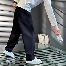 男士卫裤春秋季裤子男款新款百搭直筒弯刀裤男装运动休闲裤，男装休闲裤，星座302B