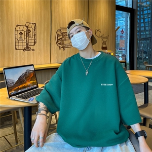 华夫格短袖 高品质重磅220克 小英文印花HT3151-特p16图片