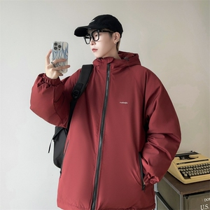 连帽冲锋衣棉服外套男冬宽松加厚保暖机能工装情侣棉衣TT568 P90图片