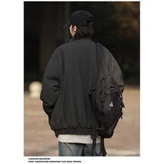 秋冬季加厚宽松简约立领棉服日系复古高级感外套女生棉衣DT03P75，男装棉衣，星座1013-5