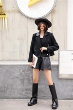 拼接短款外套，其它，博内歌特