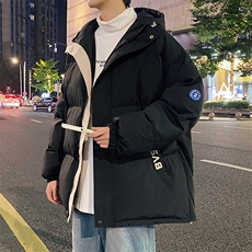 冬季宽松/连帽休闲外套潮加厚棉衣XZ102B-1M2305-P125，男装棉衣，星座102B-1