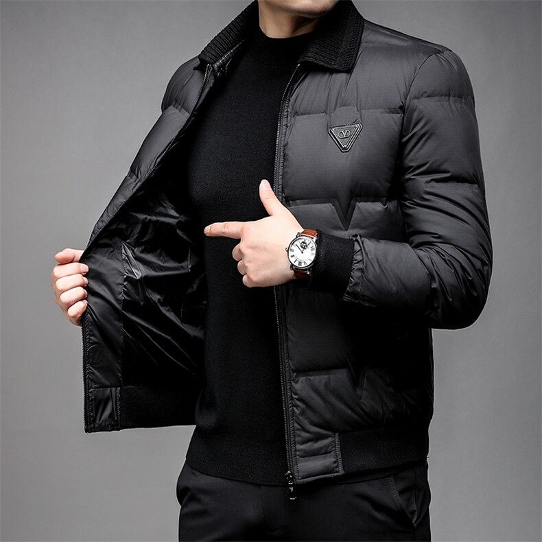 2026年冬季90白鸭绒防风羽绒服新款保暖百搭羽绒服HP8802-P305,男装羽绒服,星座1105-3