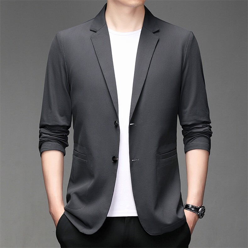 SJ9122春夏男士透气皮肤衣速干外穿防晒服薄款免烫西服外套P115,男装西服,电商B360