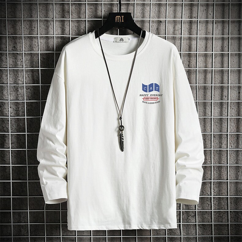 TX3014-P25纯长袖t恤男大码圆领打底衫体恤上衣服,男装T恤,电商A040A