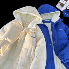 MY6139/P110冬季连帽宽松刺绣摇粒绒棉衣男大码面包服棉袄外套男，男装棉衣，电商A141