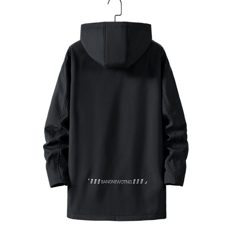 冬款中长款M-8XL胖子休闲加绒加厚男宽松拼接夹克男,男装夹克,星座209