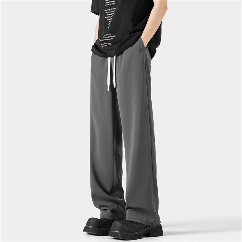 2024夏季新款无影墙大码精品摩根丝冰丝西裤M-5XHK24352-P50，男装西裤，电商A022