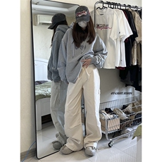 B221美式ins街头hiphop宽松工装休闲裤子LK23122-P65控88，男装休闲裤，电商B221