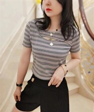 【现货】夏季新款T恤，女装T恤，赫琳娜