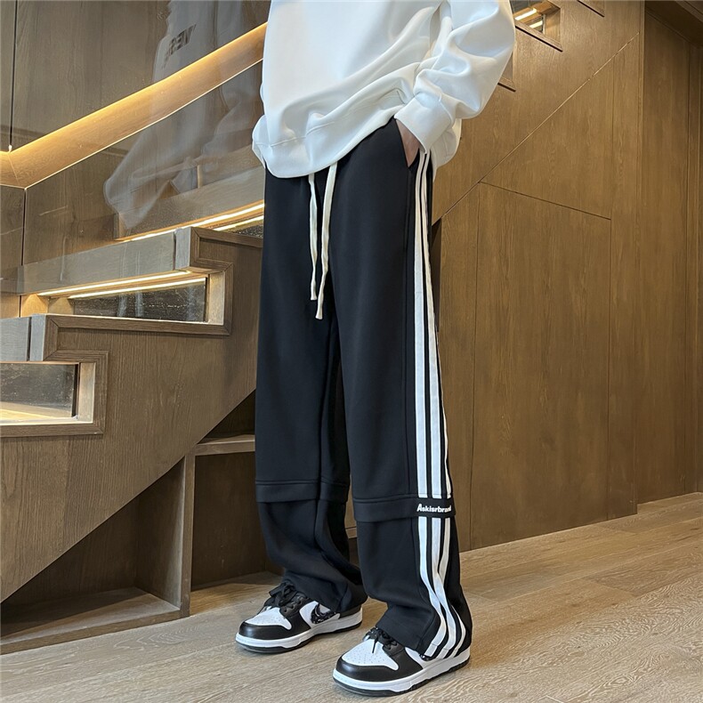 抖音得物品质卫裤212-2-DY122-特P40华棉300克复合牛奶丝,男装休闲裤,星座808A-1