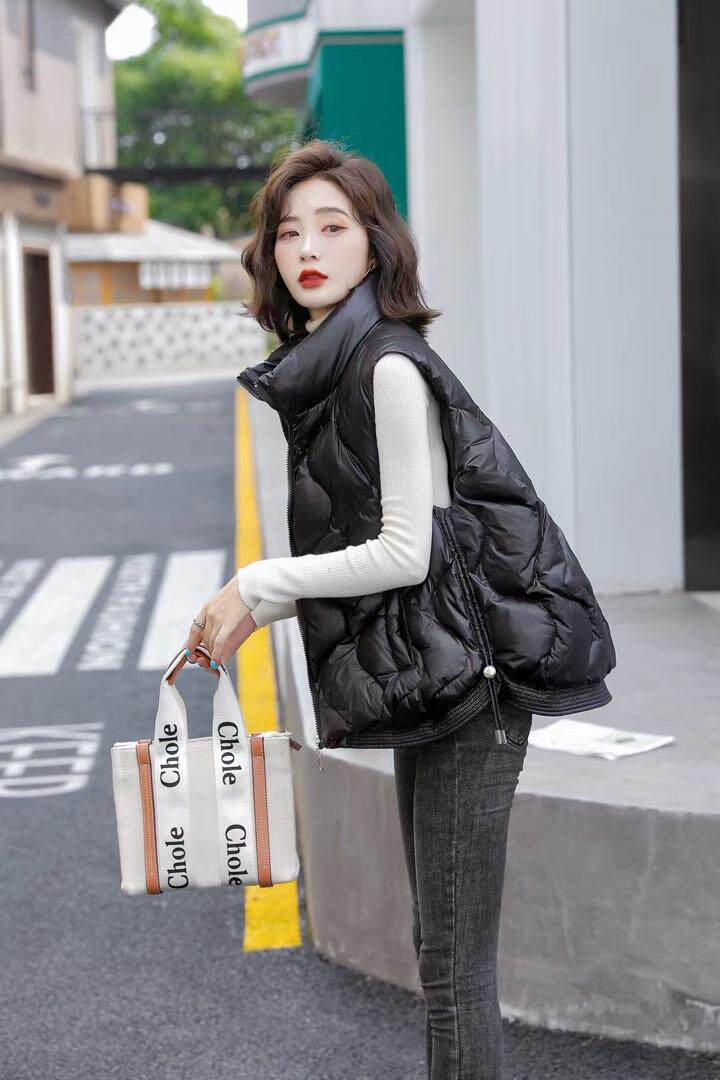 现货高品质标90绒羽绒马甲，女装马甲，艾依佳人