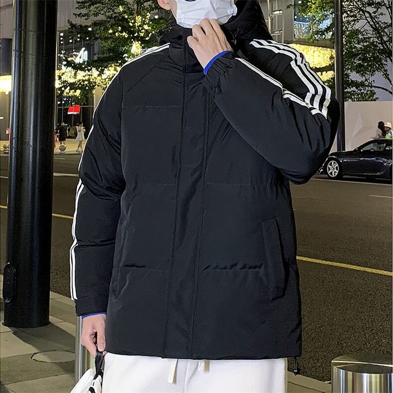 抖音得物棉衣男防风立领三条杠棉服加厚棉服外套JH-MY8202-P65,男装棉衣,星座717