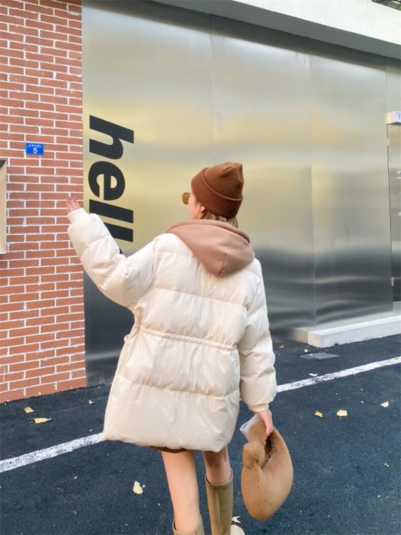 拼接羽绒服，女装羽绒服，one to one for you