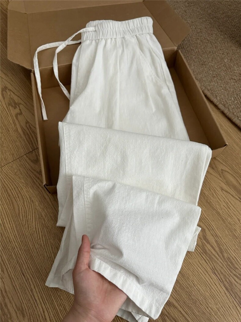 竹节棉褶皱棉麻休闲裤1302-8896-P65控98成分100棉,男装休闲裤,星座1302