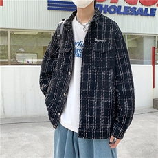 春秋港风百搭上衣小香风夹克男潮流韩版休闲宽松外套W3584-P58，男装夹克，星座512-2