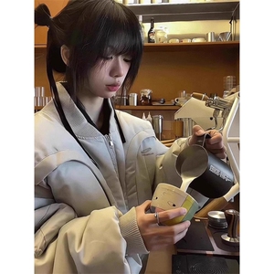【有货】DM6011-P85美式短款棉服外套男冬季高级感保暖飞行员夹克图片