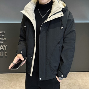 标50白鸭绒 高品质冬季休闲连帽羽绒服保暖外套男2356-P240图片