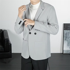 休闲西服外套男士修身商务职业正装韩版伴郎礼服新郎上班西装外套，男装西服套装，星座1013