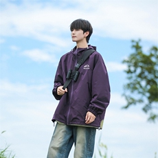港风外景秋款时尚百搭连帽夹克A247-F381P65控88，男装夹克，电商A247
