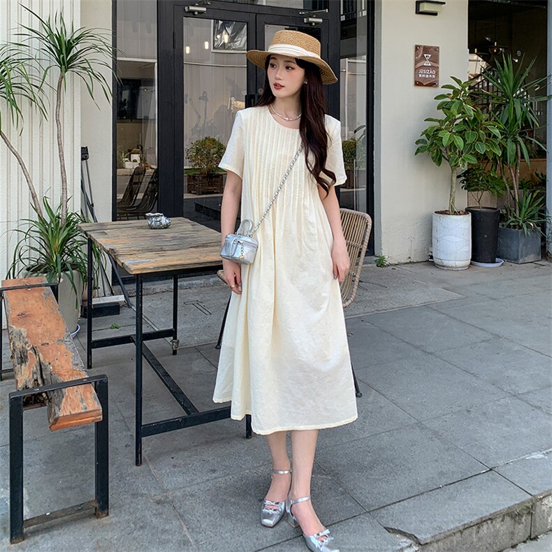 《现货新品》复古遮肉个性时髦法式连衣裙,女装连衣裙,MQ