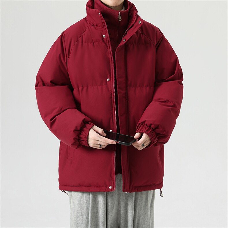 得物二开立领假两件石墨烯内里棉服棉衣外套9088特P85控118,男装棉衣,电商A309