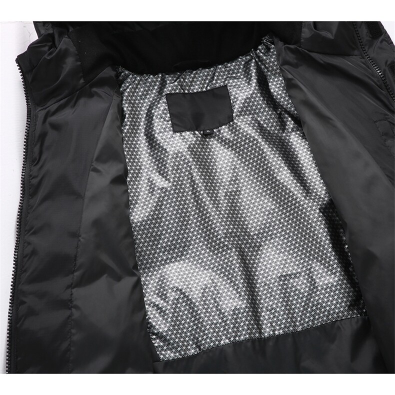 跨境石墨烯羽绒服男女长款过膝韩版冬加厚情侣连帽外套2437-P230,男装羽绒服,星座1210A
