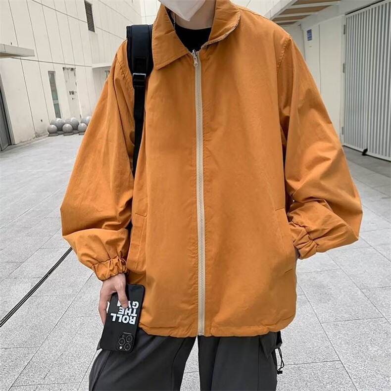 日系两面穿外套男春秋季潮牌宽松上衣ins休闲工装夹克W3621-P52,男装夹克,星座512-2