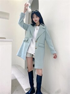 【现货】长款加厚呢料，两个颜色两个码ml图片