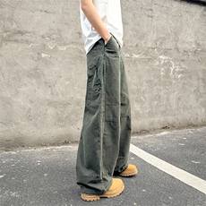 美拉德半松紧休闲裤工装裤B342-K9038-特P55，男装休闲裤，电商B342