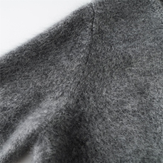 2026年秋季时尚百搭通勤简约休闲V领包边开衫，女装羊绒衫，致织羊绒