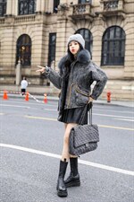 狐狸毛领牛仔！MLXL！现货！！，其它，欧雅斯丹·尔