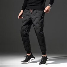 1099-P1402020冬款羽绒裤90白鸭绒男休闲保暖裤子-，男装棉裤，电商A211