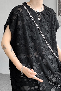 8XL-M 重磅！特大码短袖T恤背心男宽松休闲百搭 篮球服DX318P28图片