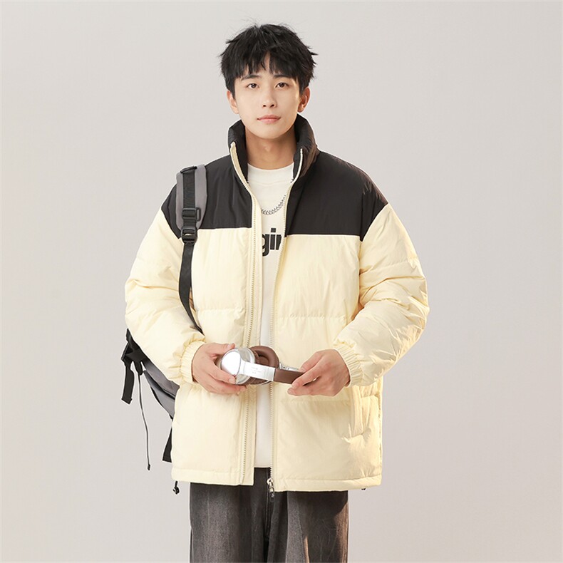 新标90白鸭绒 以S-6XL加大休闲保暖羽绒服外套 XZ109-P160图片