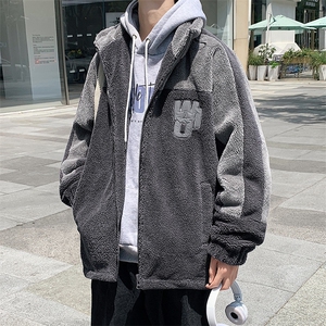 冬季学生加绒加厚羊羔绒棉衣保暖棉服外套男士 8853-P115控价138图片