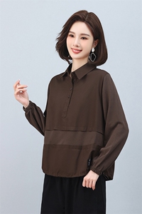 时尚宽松长袖衬衫女秋季新款韩版百搭显瘦上衣气质休闲衬衣图片