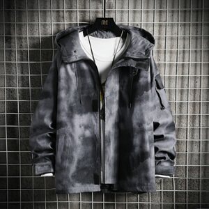 2021新款秋季夹克男士韩版工装外套男迷彩潮流秋装衣服DS862T,海口衣服穿搭文案图片